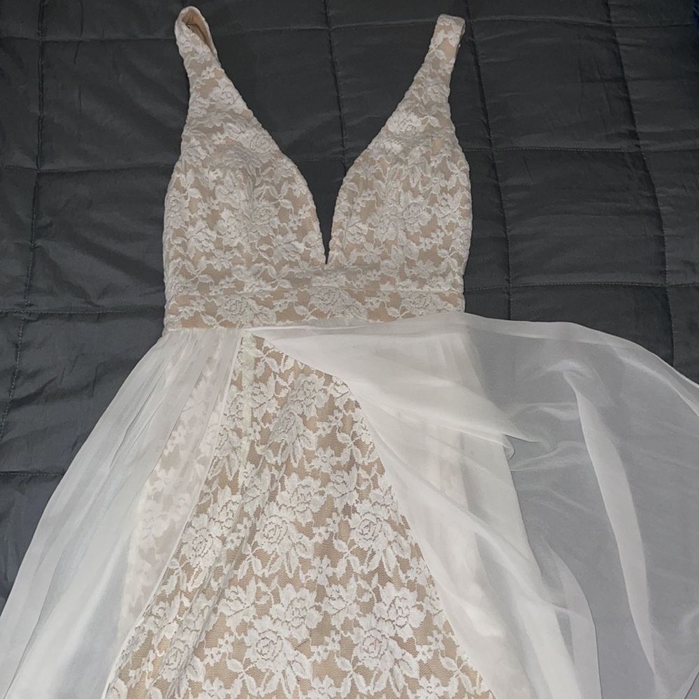 LULU’S Make Way for Wonderful Off White Lace Maxi Dress - Picture 10 of 16